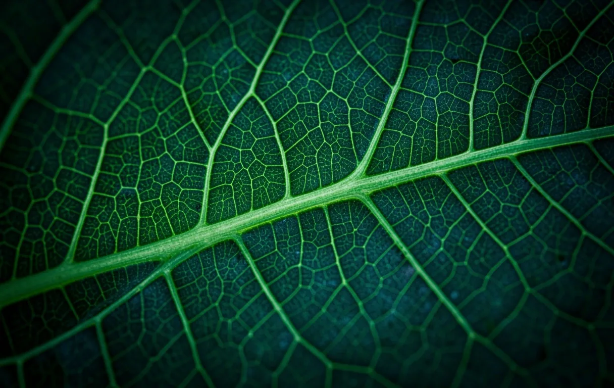 Estructura botánica detallada